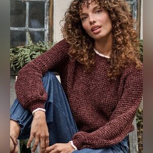 Alter’d State Amber Scalloped NWOT Size M Sweater